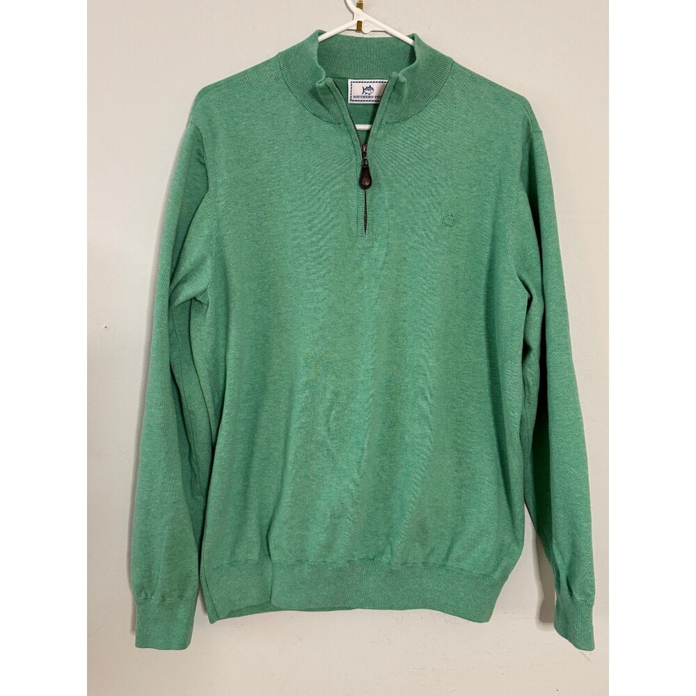 Southern Tide Men's Long Sleeve 1/4 Zip Sweatshirt Size Large Preppy Coastal